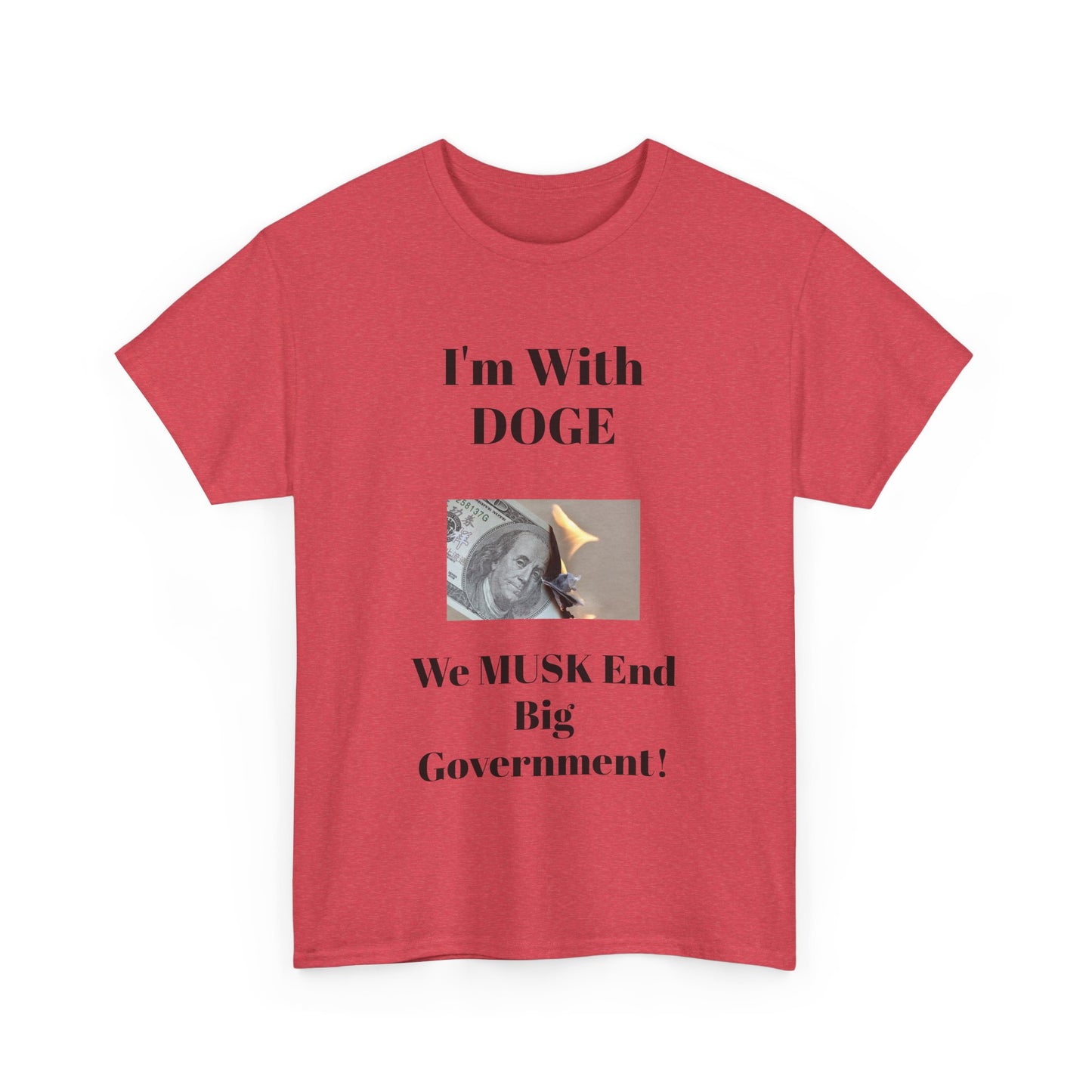 I'm With DOGE BLESSED unisex heavy cotton tee
