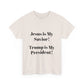 Jesus / Trump BLESSED unisex cotton tee