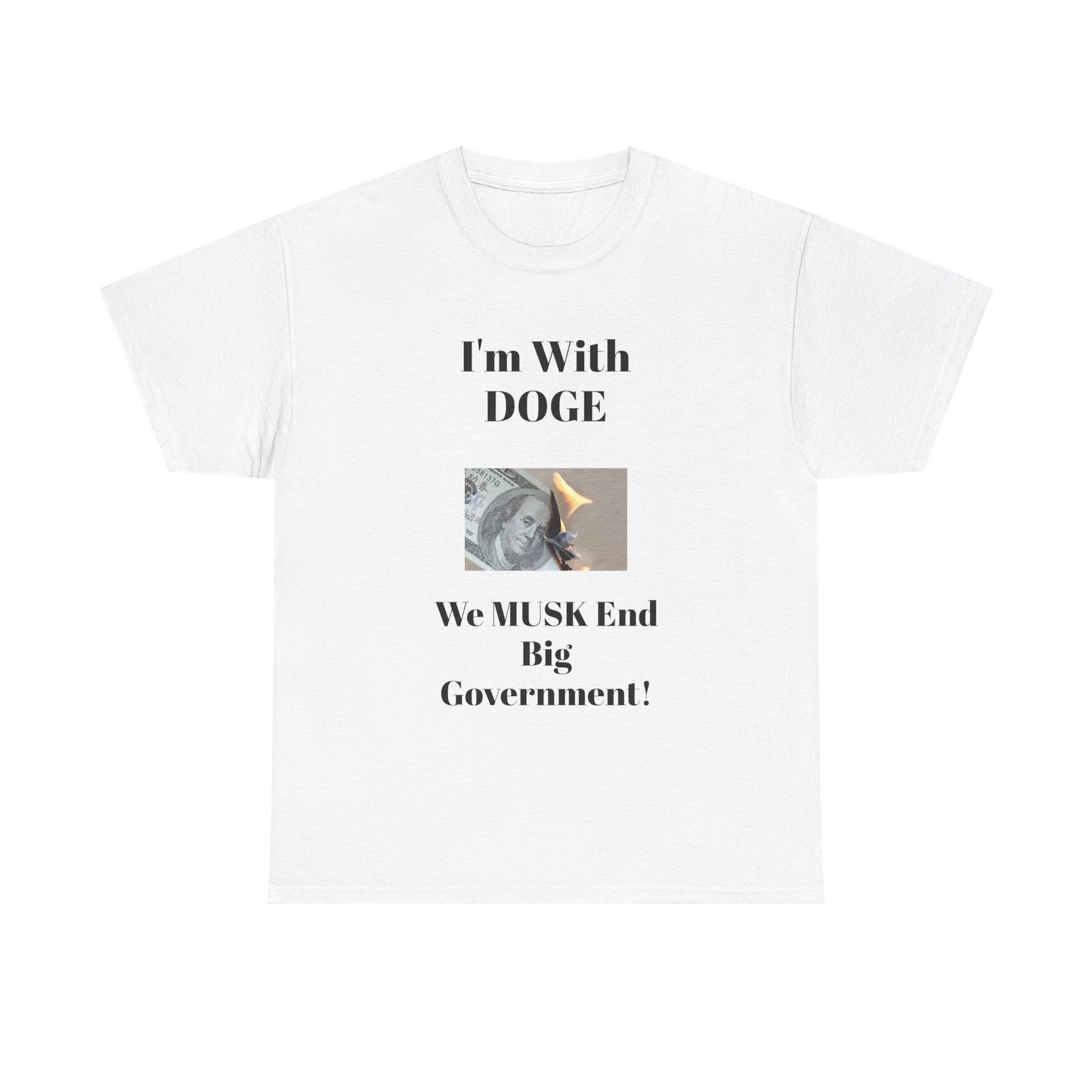 I'm With DOGE BLESSED unisex heavy cotton tee
