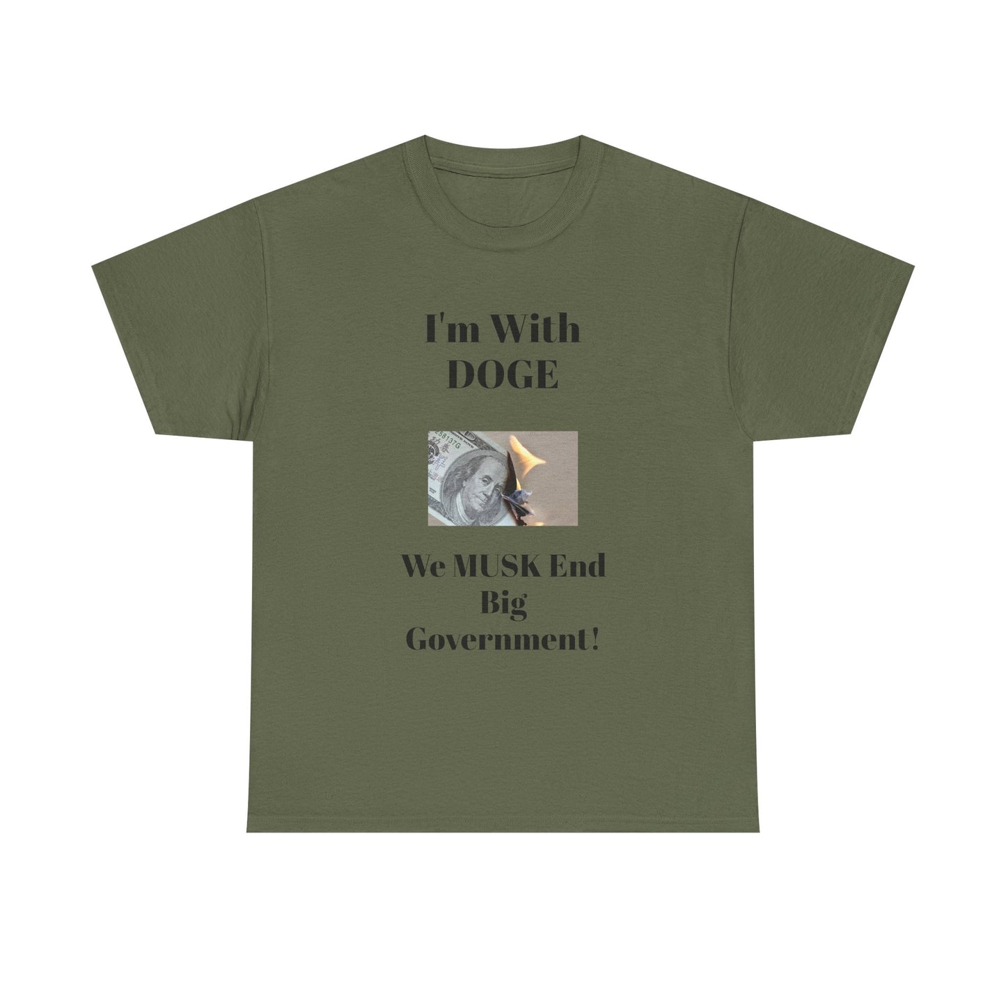 I'm With DOGE BLESSED unisex heavy cotton tee