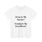 Jesus / Trump BLESSED unisex cotton tee