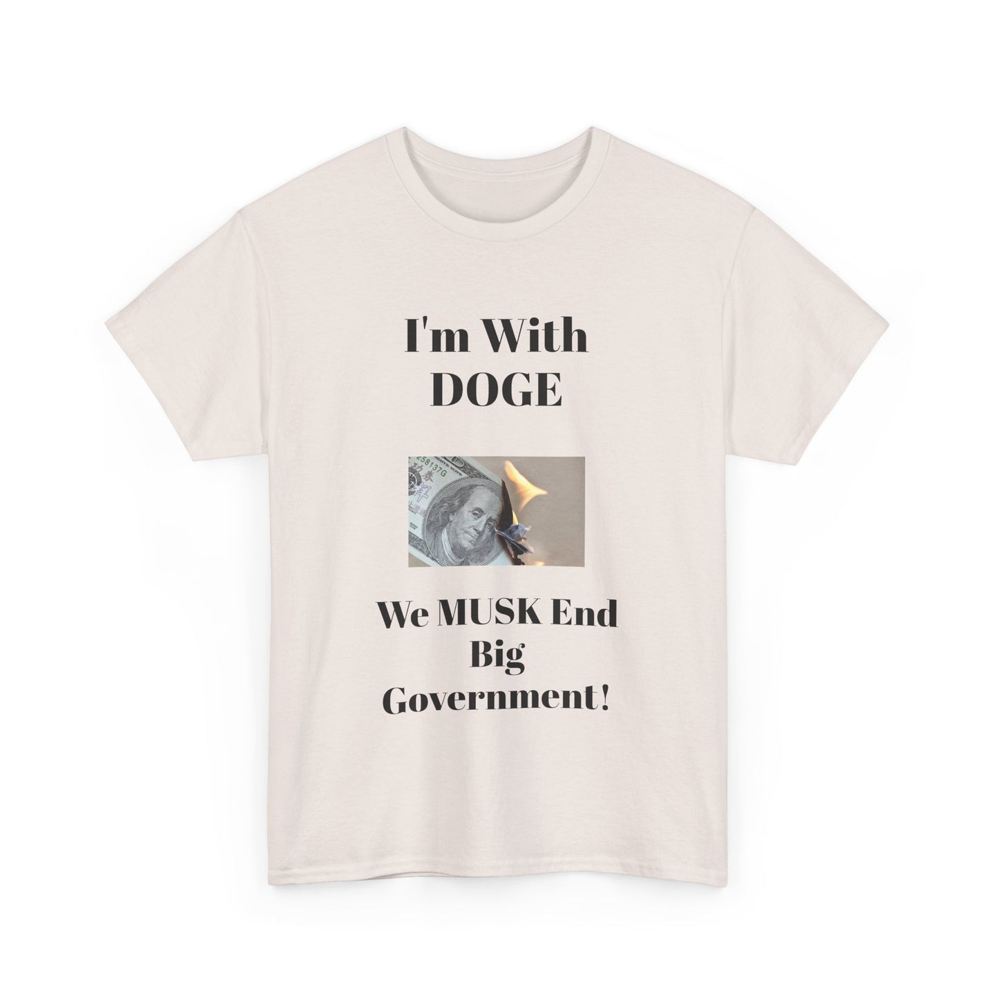 I'm With DOGE BLESSED unisex heavy cotton tee