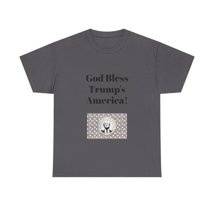 God Bless America! BLESSED unisex heavy cotton tee