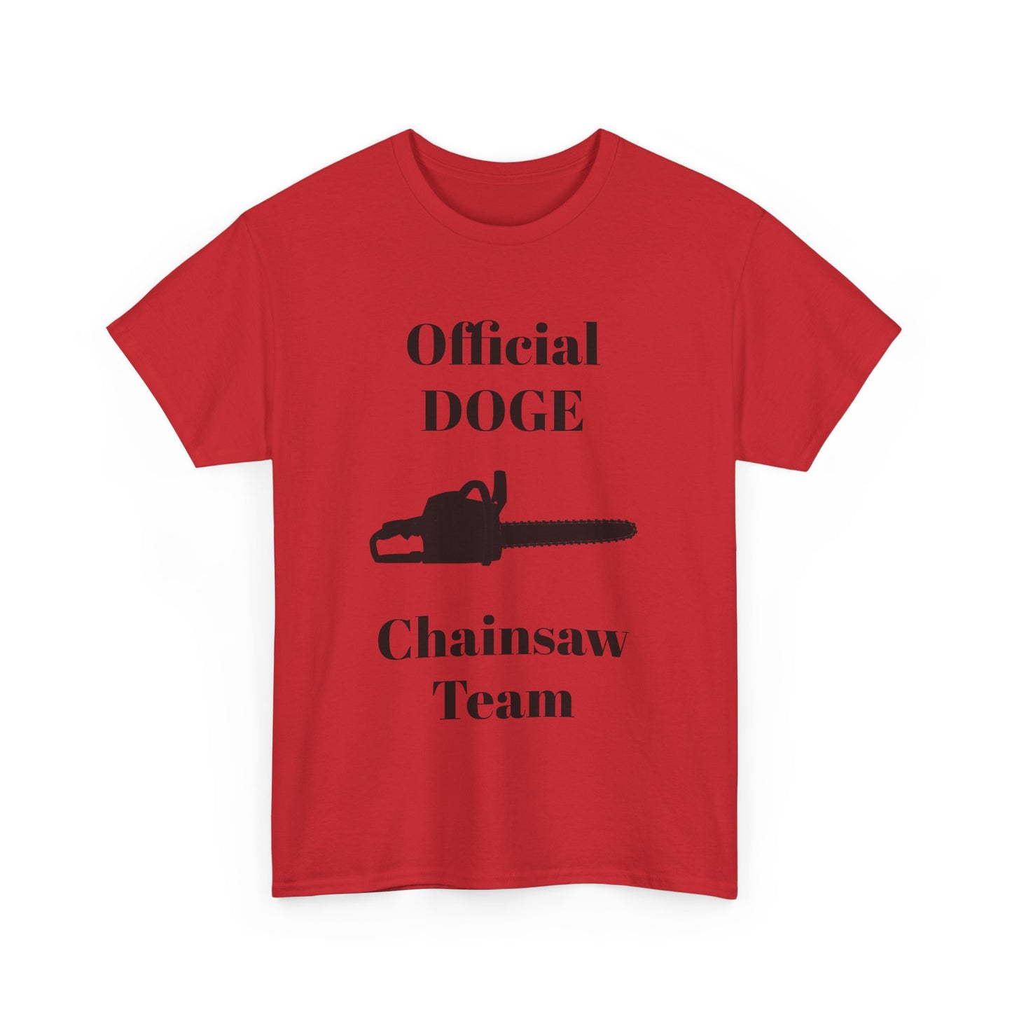 Official DOGE Chainsaw Team BLESSED unisex heavy cotton tee