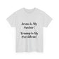 Jesus / Trump BLESSED unisex cotton tee