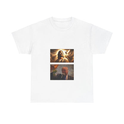Our Saviors Jesus & Trump BLESSED unisex heavy cotton tee