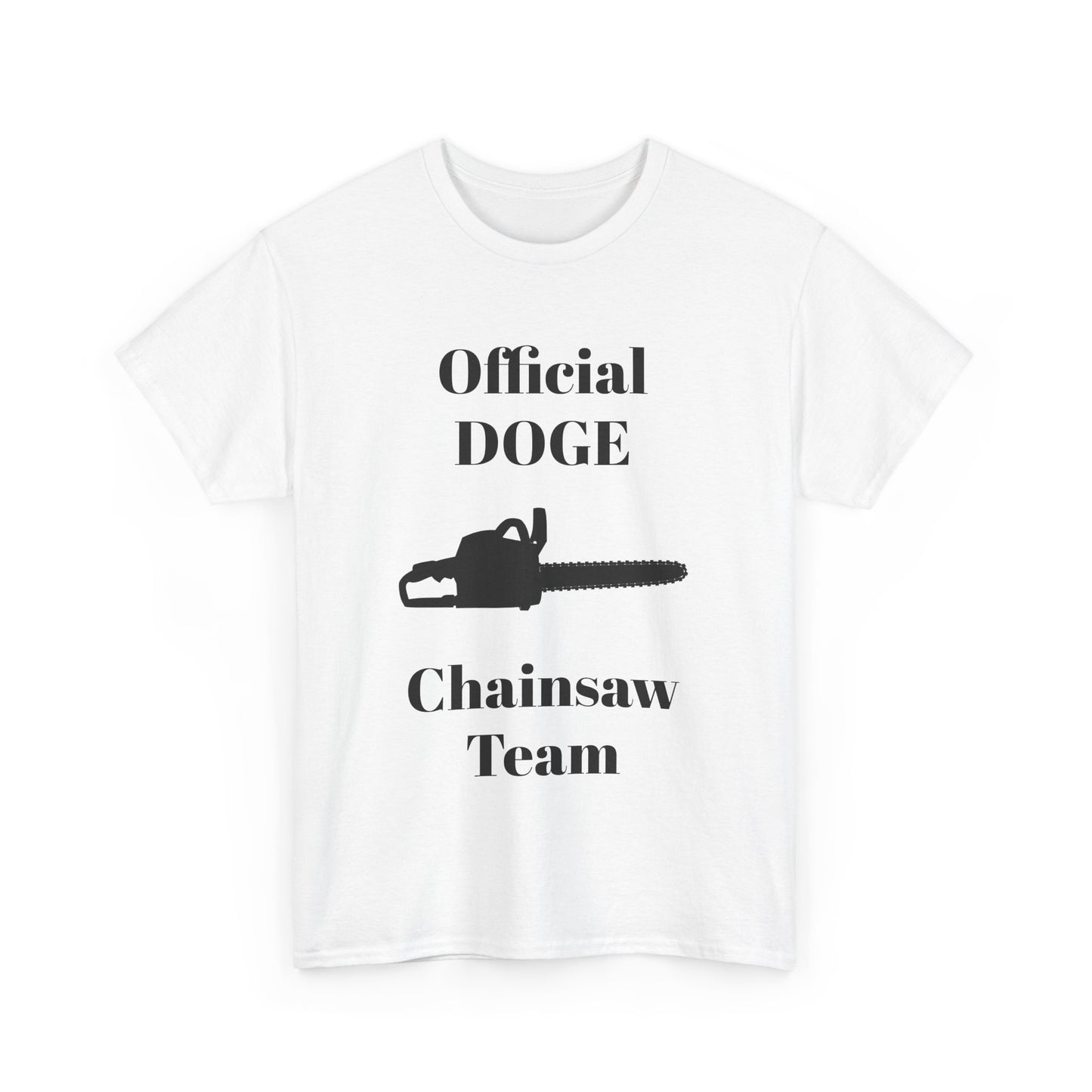 Official DOGE Chainsaw Team BLESSED unisex heavy cotton tee