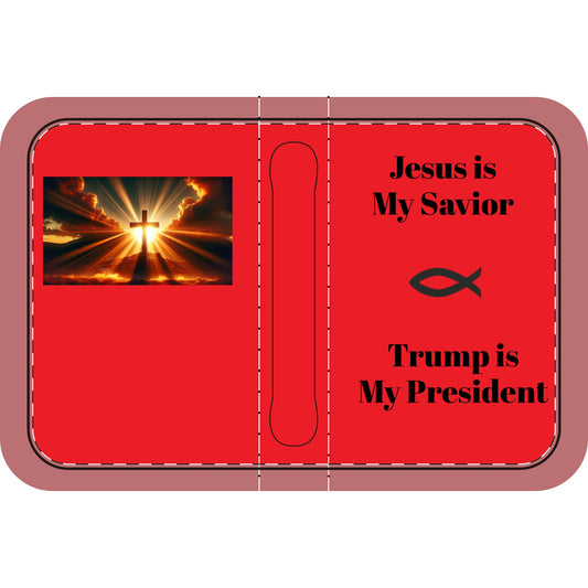 Jesus is My Savior, Trump is My President Bible Cover