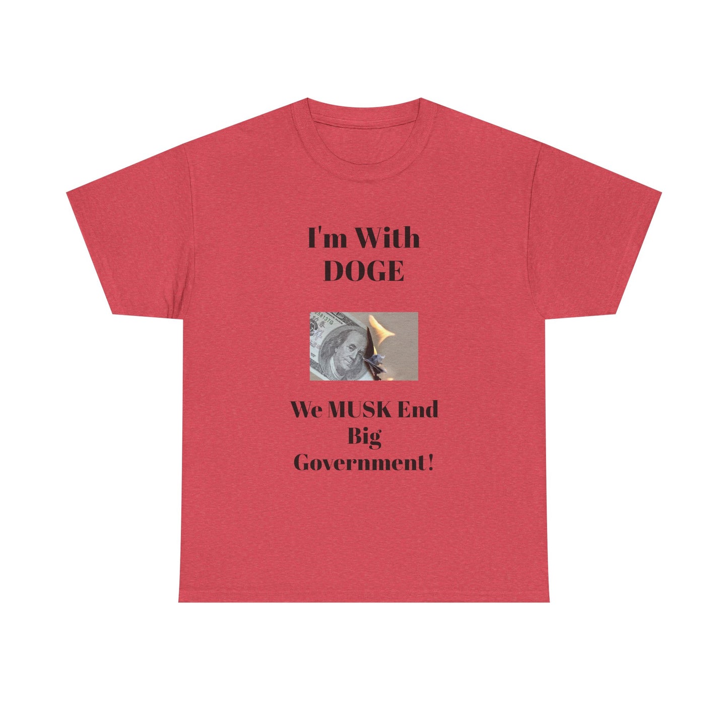 I'm With DOGE BLESSED unisex heavy cotton tee