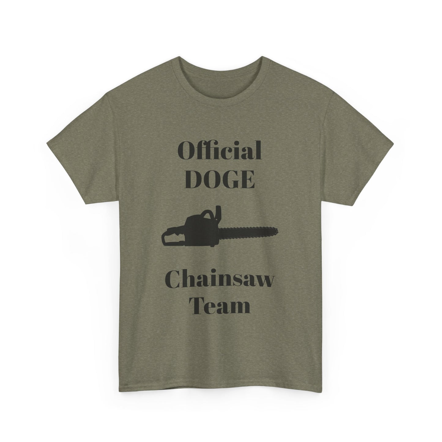 Official DOGE Chainsaw Team BLESSED unisex heavy cotton tee