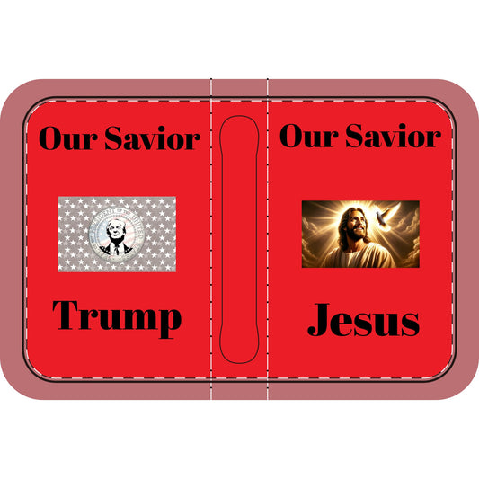 Our Saviors Jesus & Trump BLESSED Bible Cover