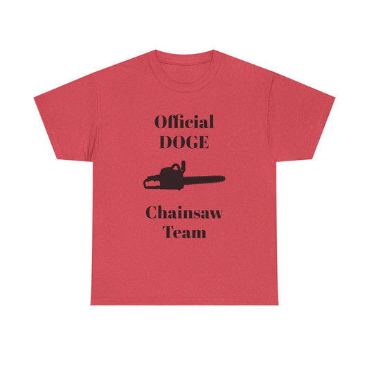 Official DOGE Chainsaw Team BLESSED unisex heavy cotton tee