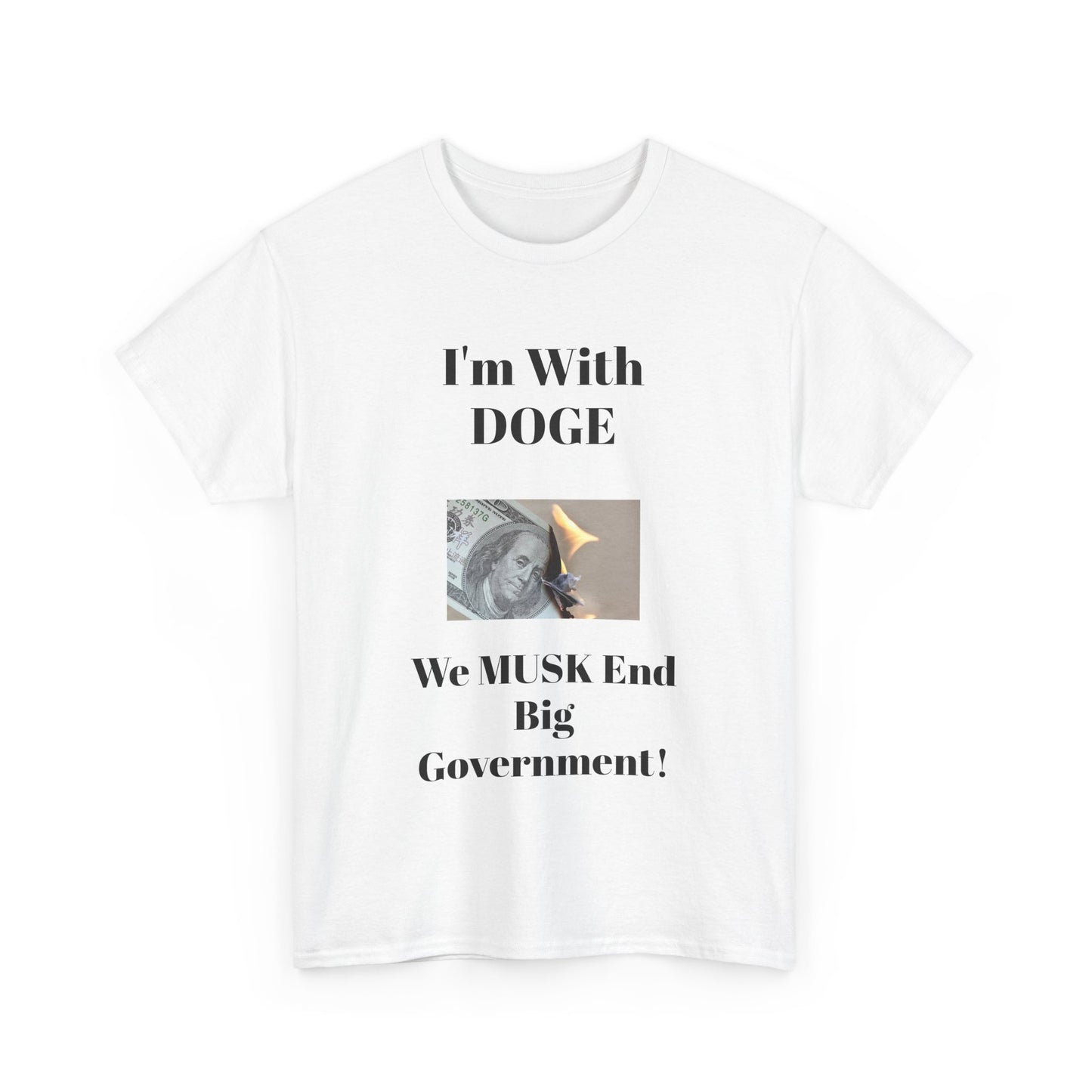 I'm With DOGE BLESSED unisex heavy cotton tee