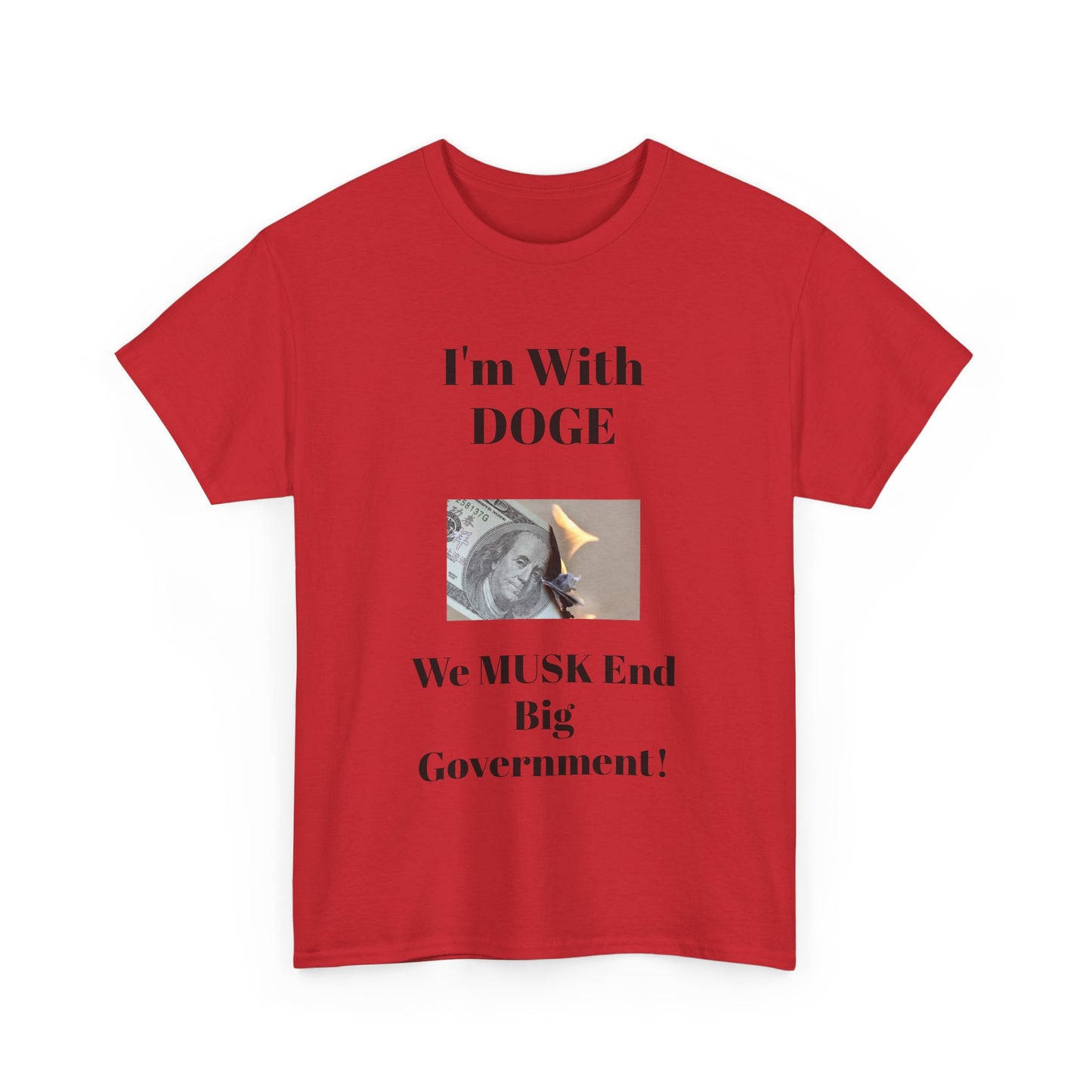I'm With DOGE BLESSED unisex heavy cotton tee