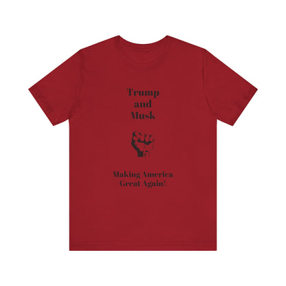 Trump & Musk BLESSED unisex jersey short sleeve tee