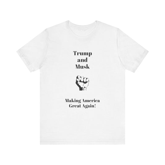 Trump & Musk BLESSED unisex jersey short sleeve tee