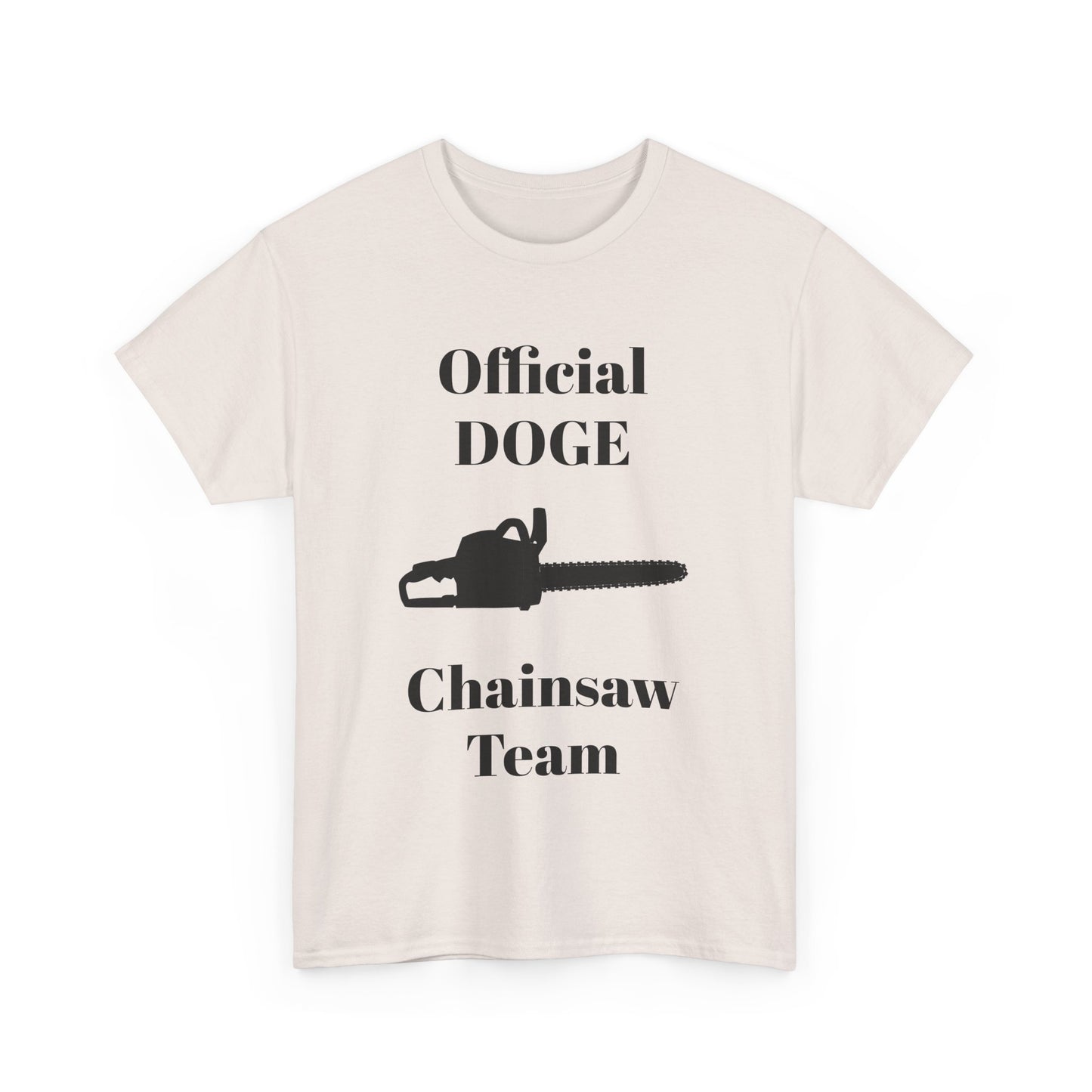Official DOGE Chainsaw Team BLESSED unisex heavy cotton tee