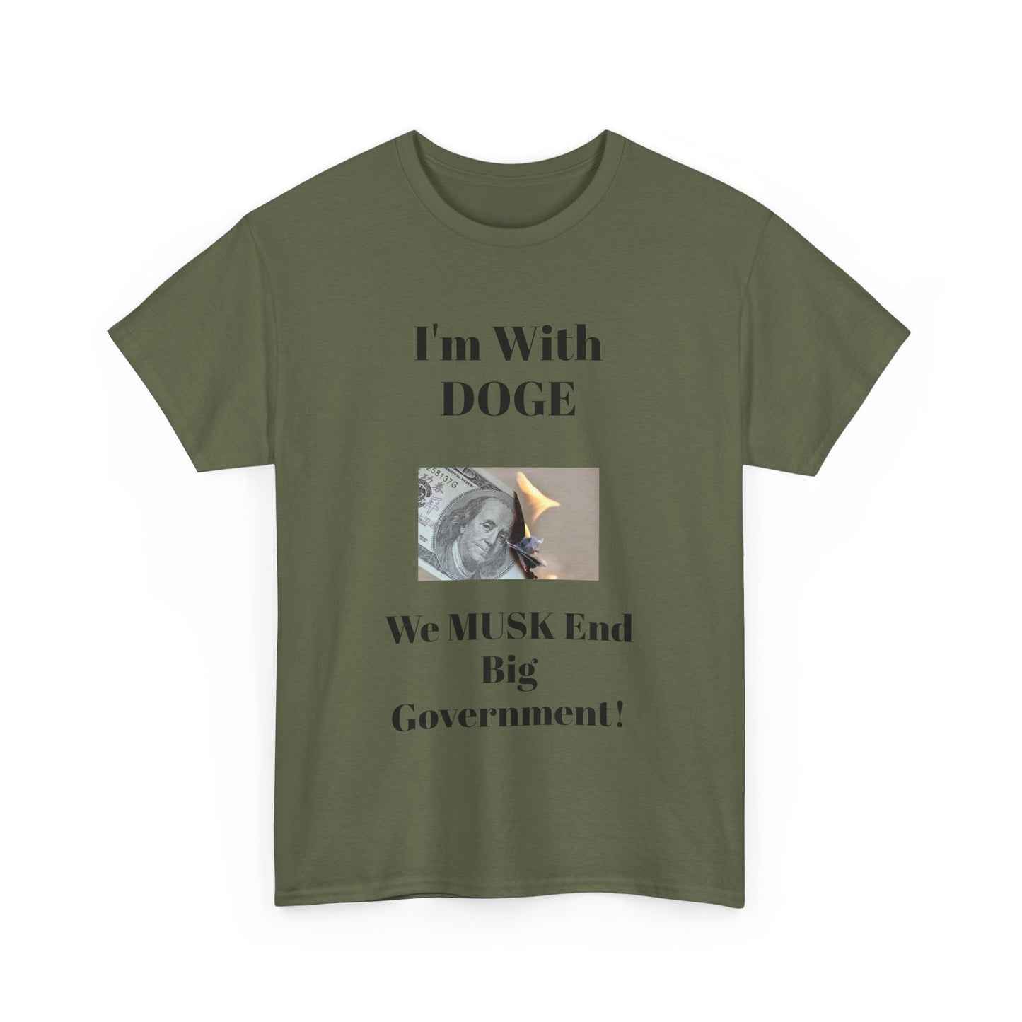 I'm With DOGE BLESSED unisex heavy cotton tee