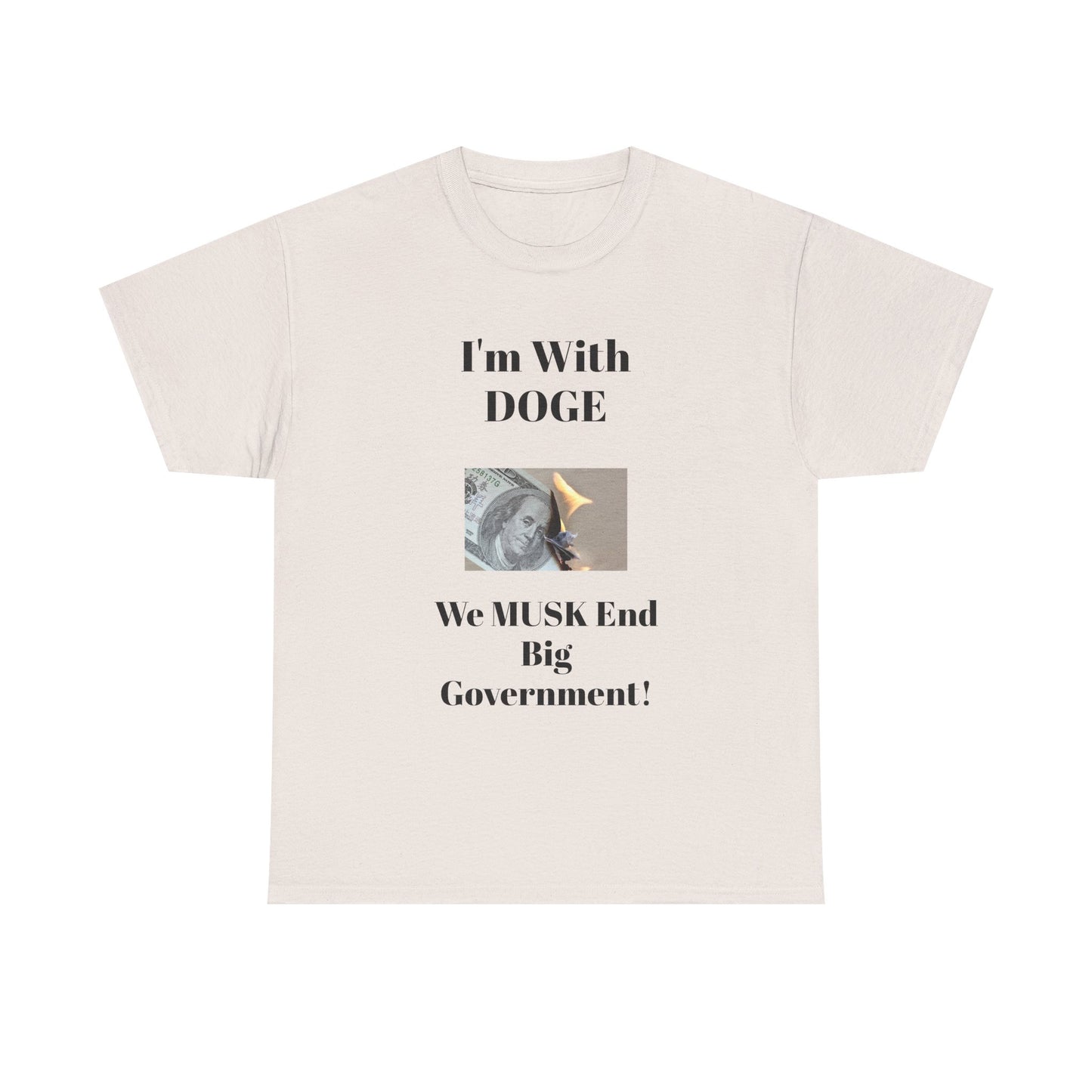 I'm With DOGE BLESSED unisex heavy cotton tee