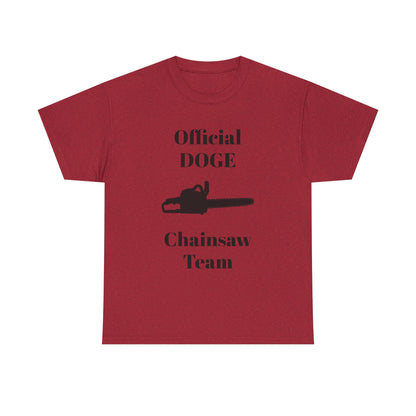 Official DOGE Chainsaw Team BLESSED unisex heavy cotton tee