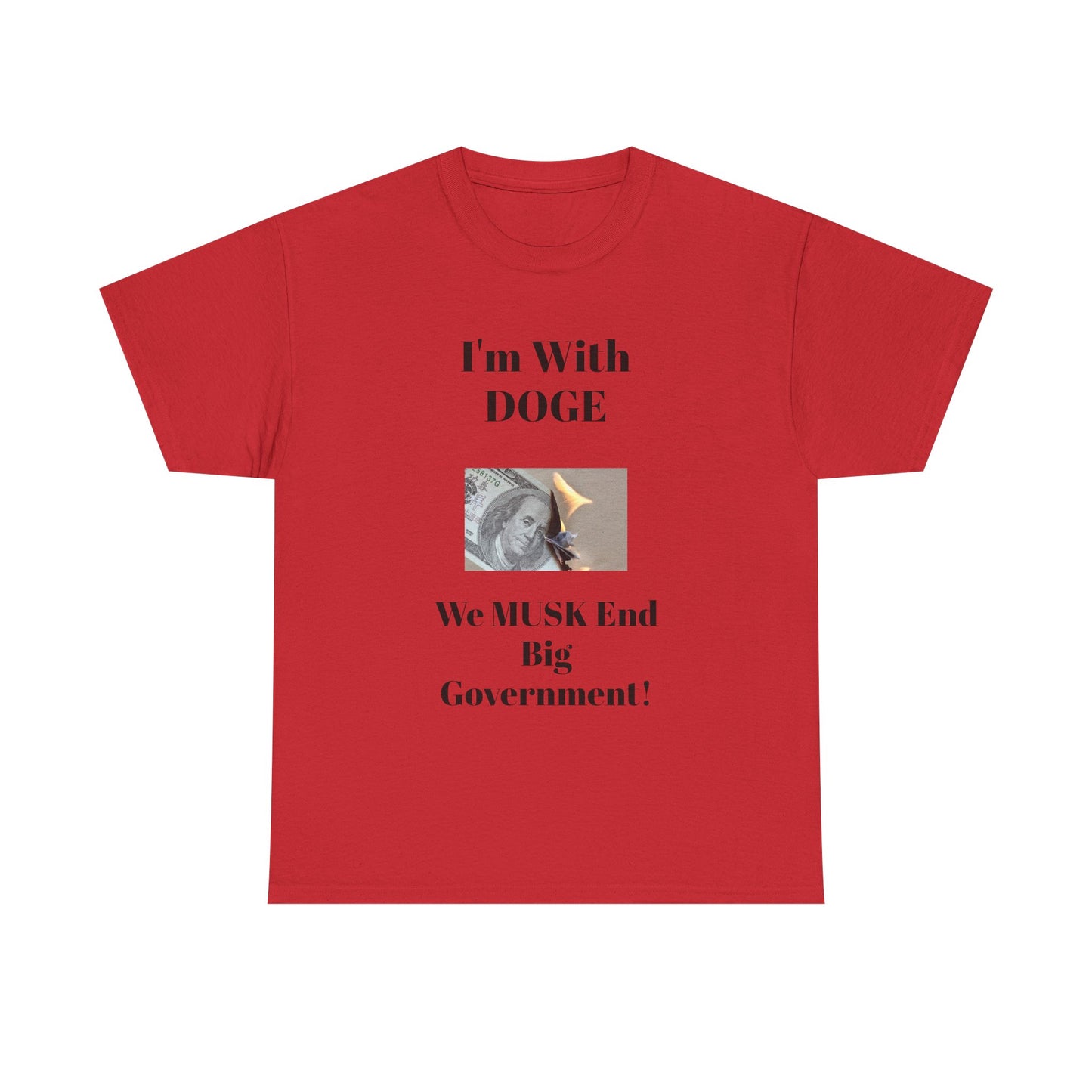I'm With DOGE BLESSED unisex heavy cotton tee